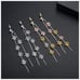 The Shirin Swarovski Crystals Dangle Earrings