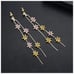 The Shirin Swarovski Crystals Dangle Earrings