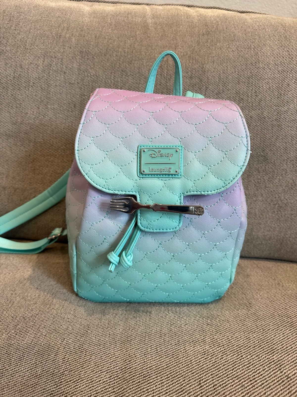 Disney The Little Mermaid Ombré Loungefly Backpack