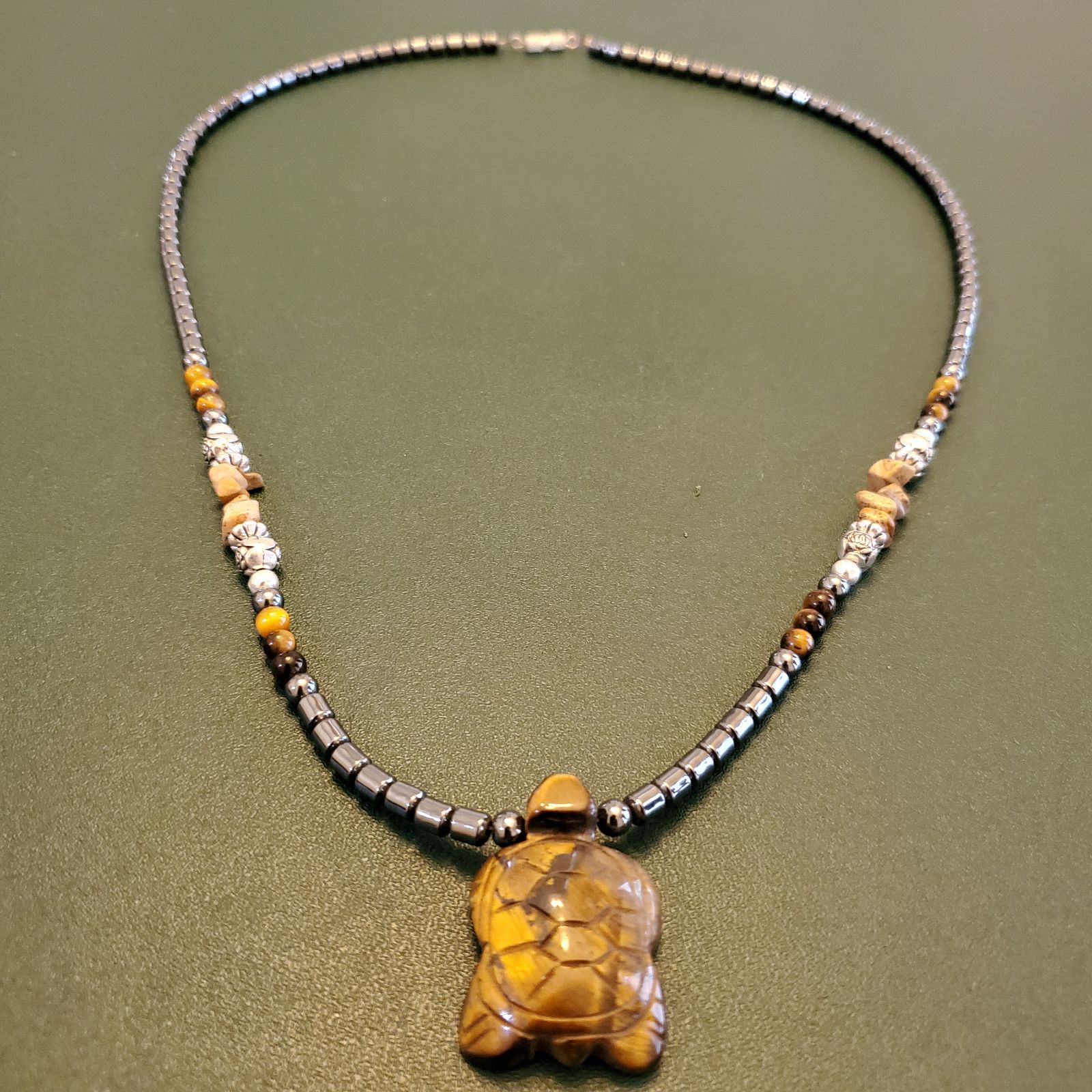 Turtle Native American handmade necklace