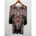 ALDOMARTINS Black Colorful Print Stretch Jersey Dress // M