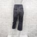 B SIDES Women's High Rise Cropped Relaxed leg denim Jeans washed black sz 25