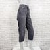 B SIDES Women's High Rise Cropped Relaxed leg denim Jeans washed black sz 25