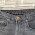 B SIDES Women's High Rise Cropped Relaxed leg denim Jeans washed black sz 25