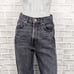 B SIDES Women's High Rise Cropped Relaxed leg denim Jeans washed black sz 25