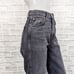B SIDES Women's High Rise Cropped Relaxed leg denim Jeans washed black sz 25