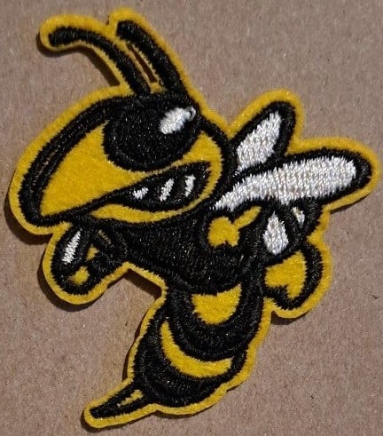 Georgia Tech Yellow Jackets embroidered Iron on patch 6 ct.