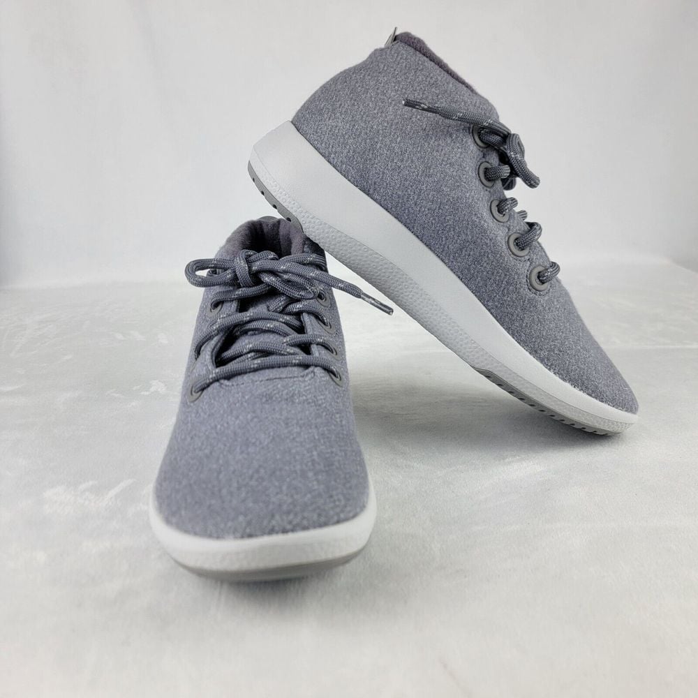 Allbirds Wool Runner Up Mizzles Women's Shoes Sz 6 Gray/Purple Casual Lace Up