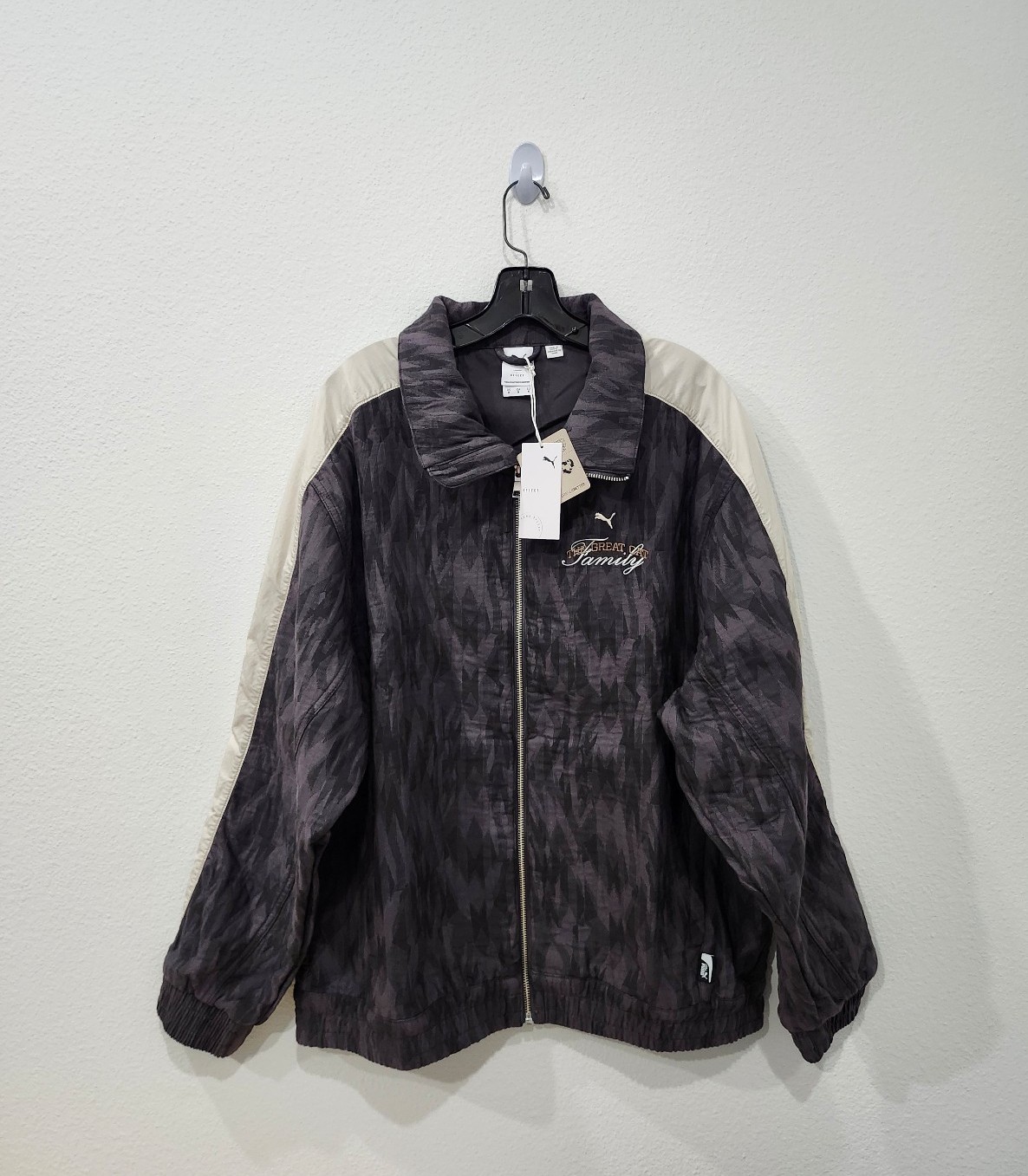 Pumas T7 Track Jacket-Dark Coal The Great Family Men's Size Medium Loose Fit NWT