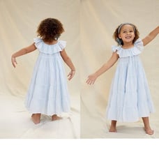 Anthropologie Orchid Ruffled Kids Dress 2t new nwt