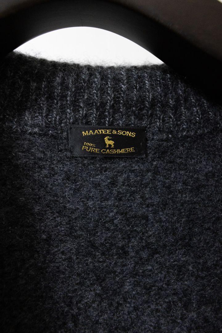 MAATEE&SONS】CASHMERE Heavy Compression ZIP VEST /2