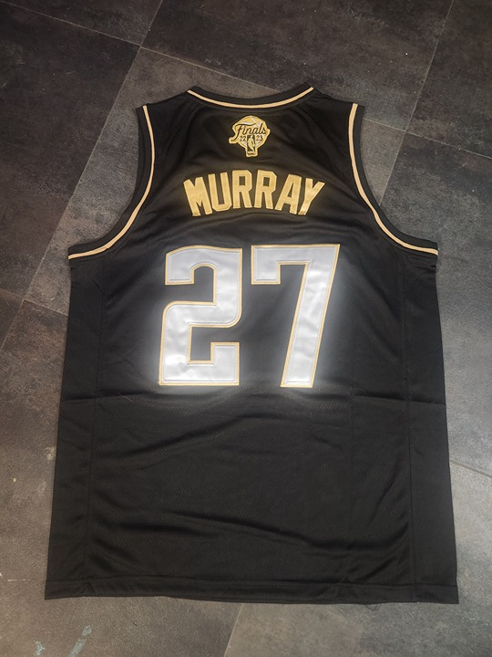 Jamal Murray Denver Nuggets Black and Gold Finals Jersey #27 3XL