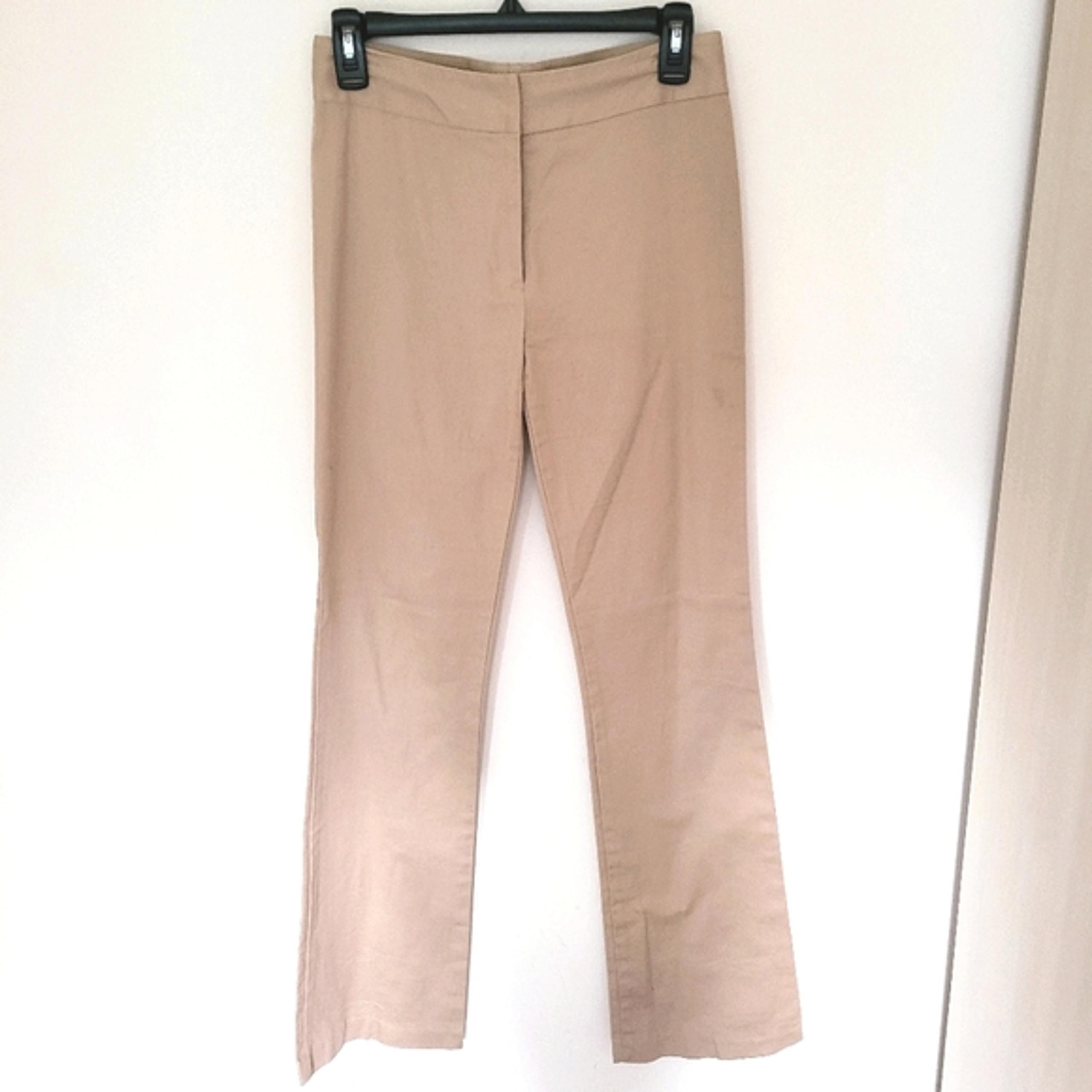 Vintage Y2K Zinc Beige Bootcut Pants Sz 3 Retro Work Holiday Classic Fall Spring
