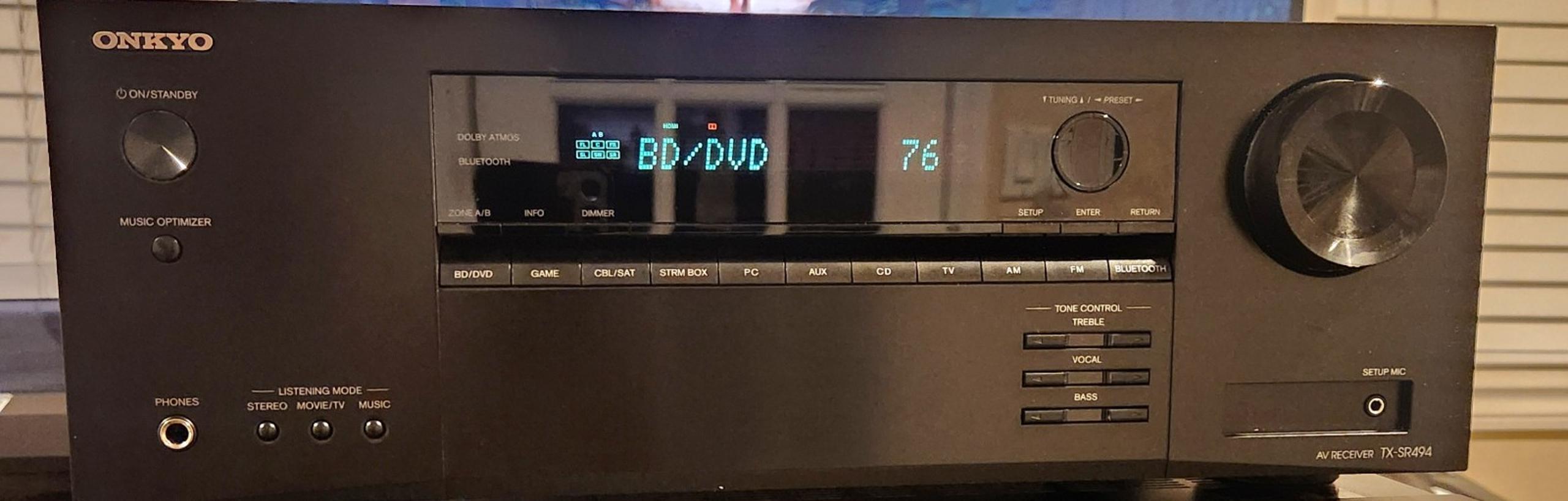Onkyo TX-SR494 7.2-Channel A/V Receiver