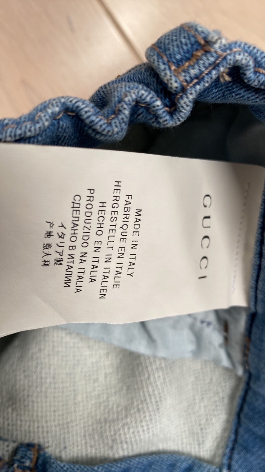 Gucci made in Italy soft stretch jeans