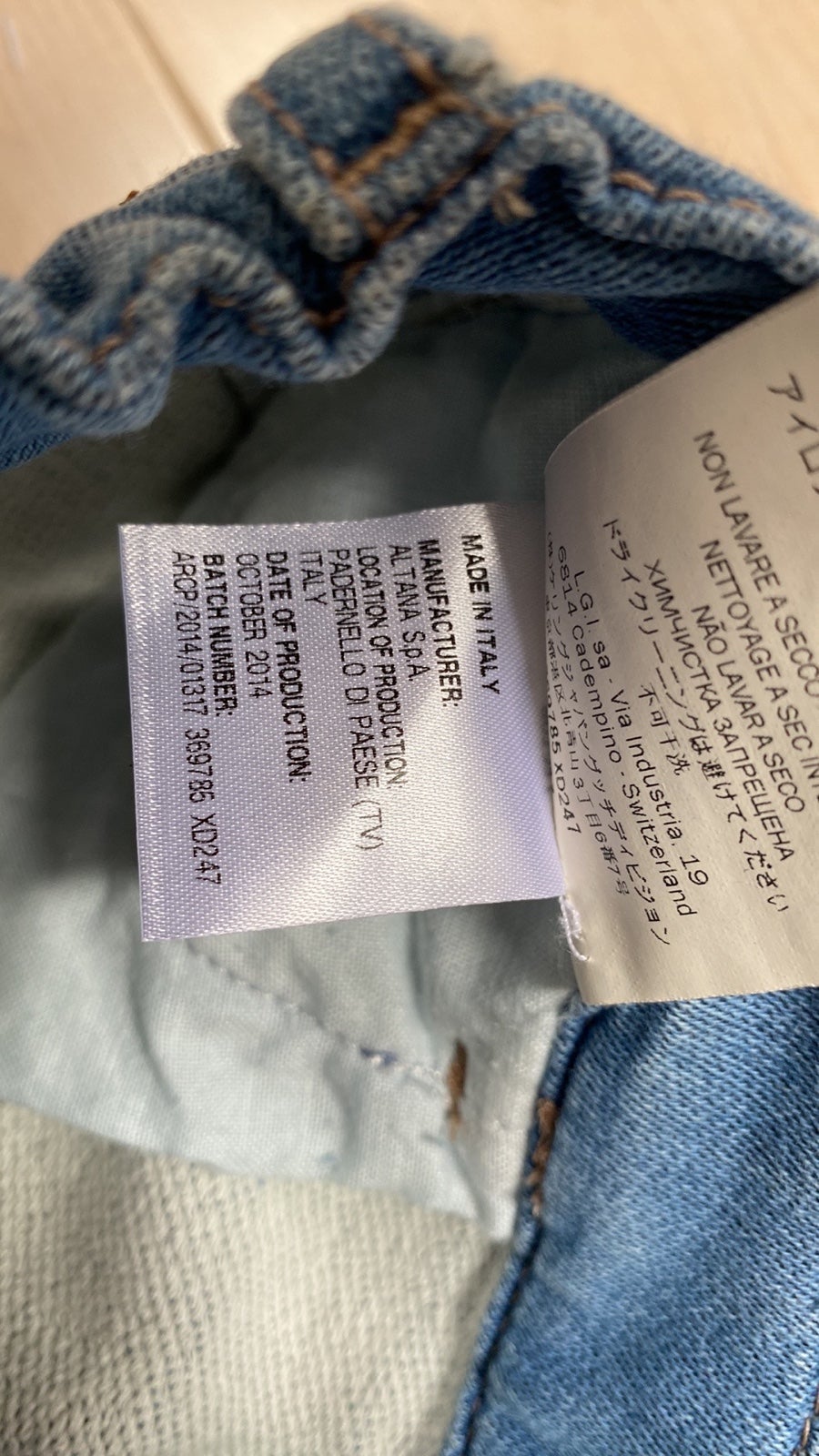 Gucci made in Italy soft stretch jeans