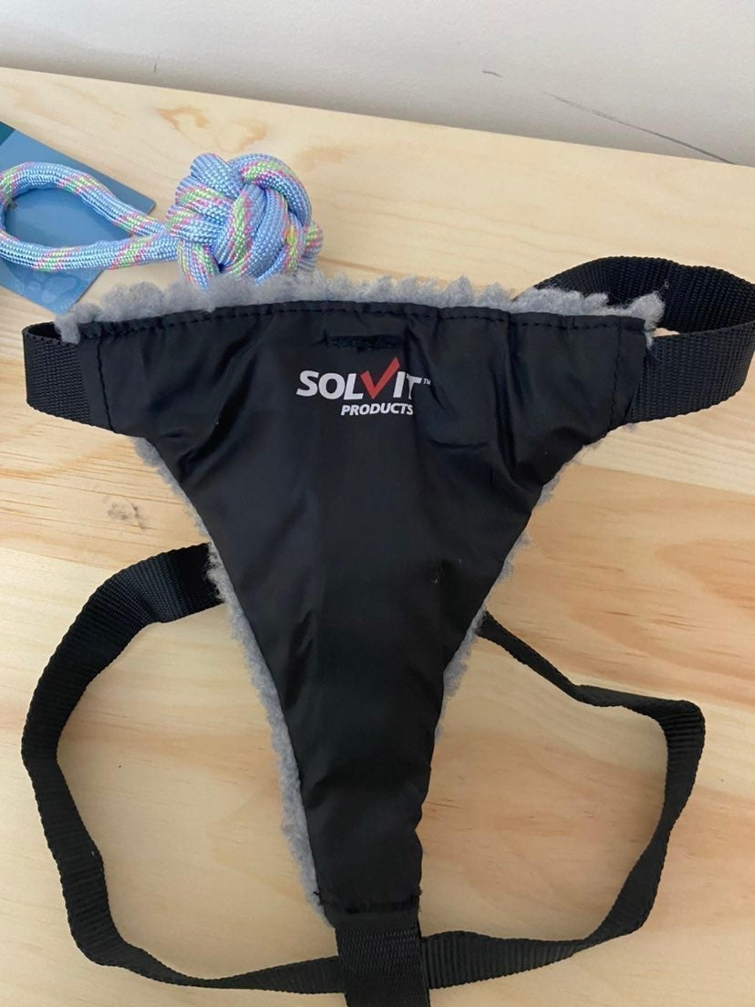 6pc Dog harness and  bowl bundle