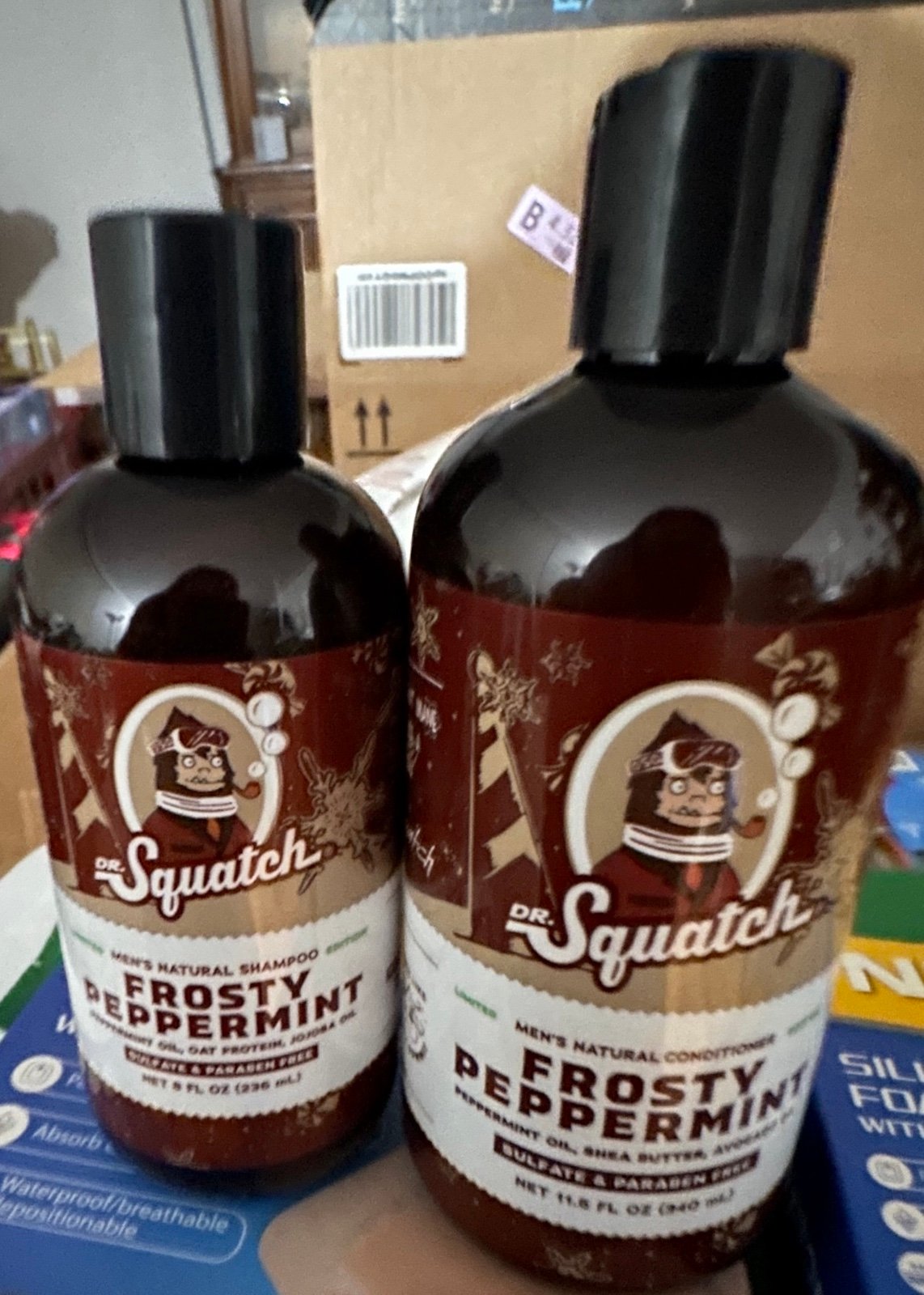 Dr Squatch frosty peppermint shampoo & conditioner RETIRED, no longer sold