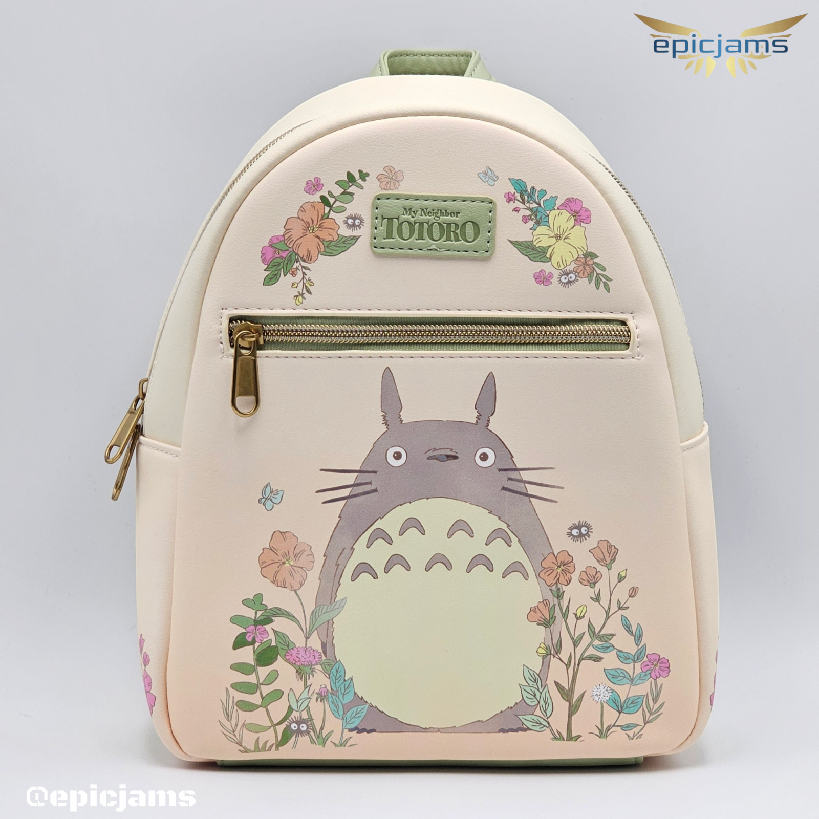 Loungefly Studio Ghibli My Neighbor Totoro Flowers Totoros Mini Backpack New