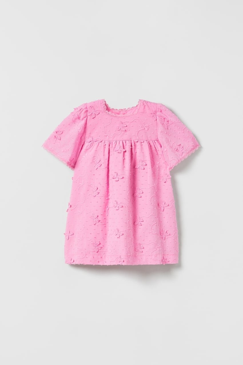 Zara Embroidered Butterfly Dress Size 2-3