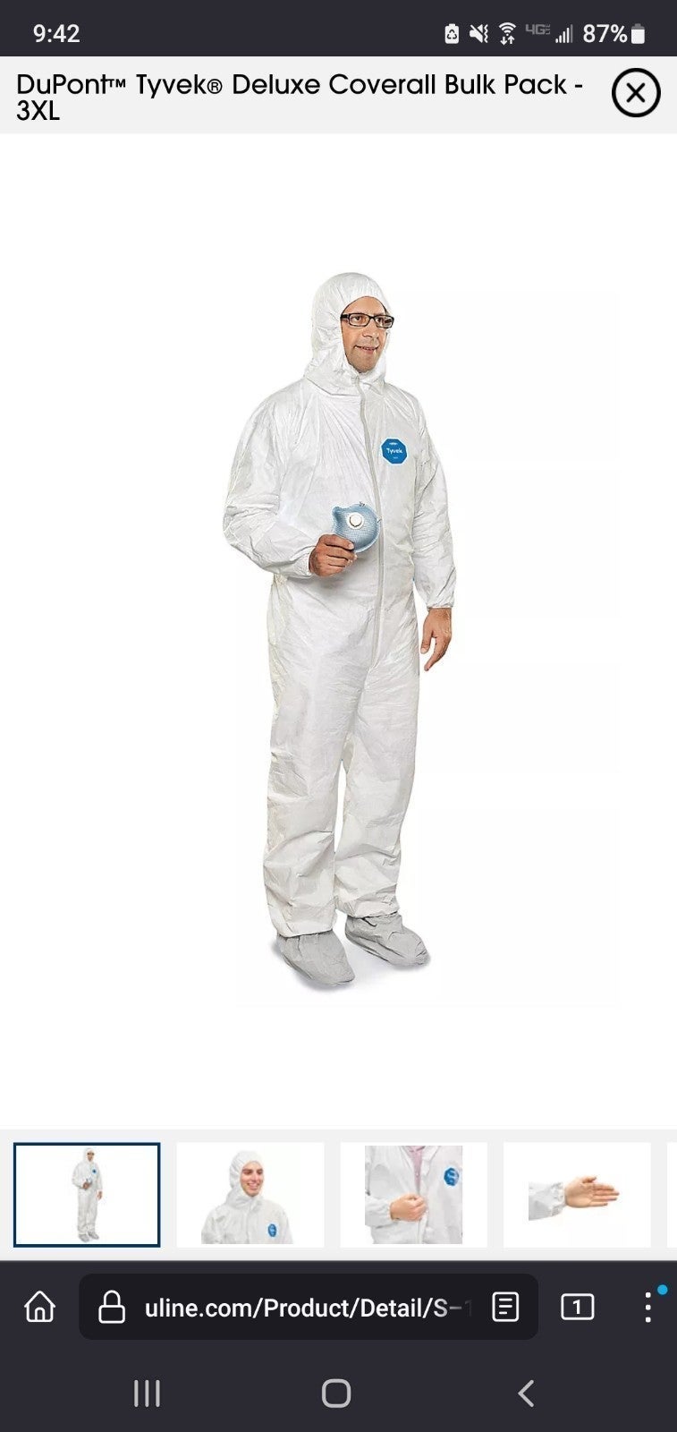 DuPont: Tyvek Deluxe Coveralls 25ct