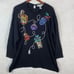 Vintage Jacque & Koko Womens Sequin Christmas Sweater Size 18/20 Colorful