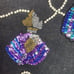 Vintage Jacque & Koko Womens Sequin Christmas Sweater Size 18/20 Colorful