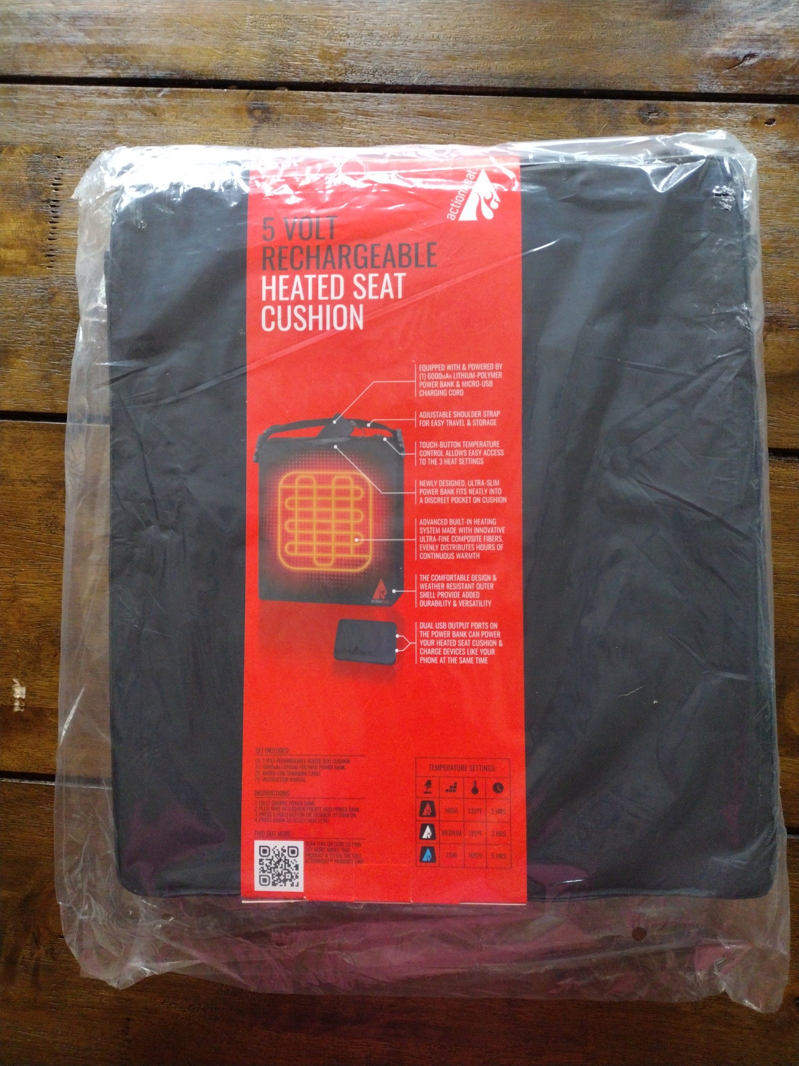 Heated seat cushion