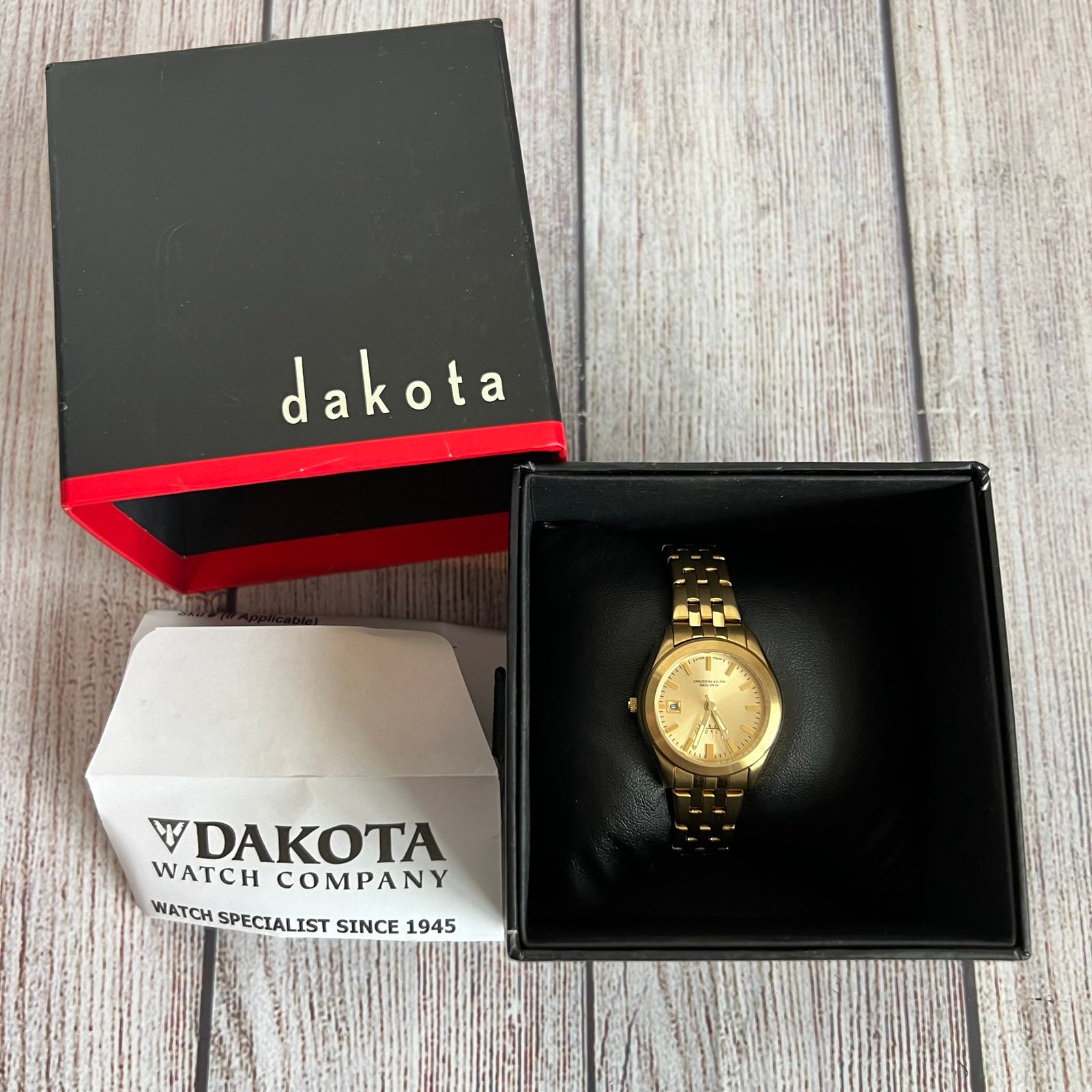Dakota Steel 50 Meter Water Resistant Watch