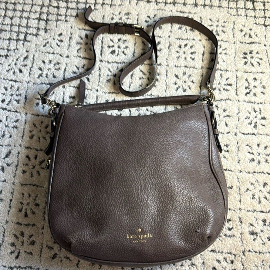 Kate Spade Crossbody Brown Leather Shoulder Bag