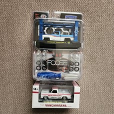 M2 MACHINES-1973 CHEVROLET MODEL KIT & REGULAR M2 MACHINES 1972 DODGE-LOT OF 2