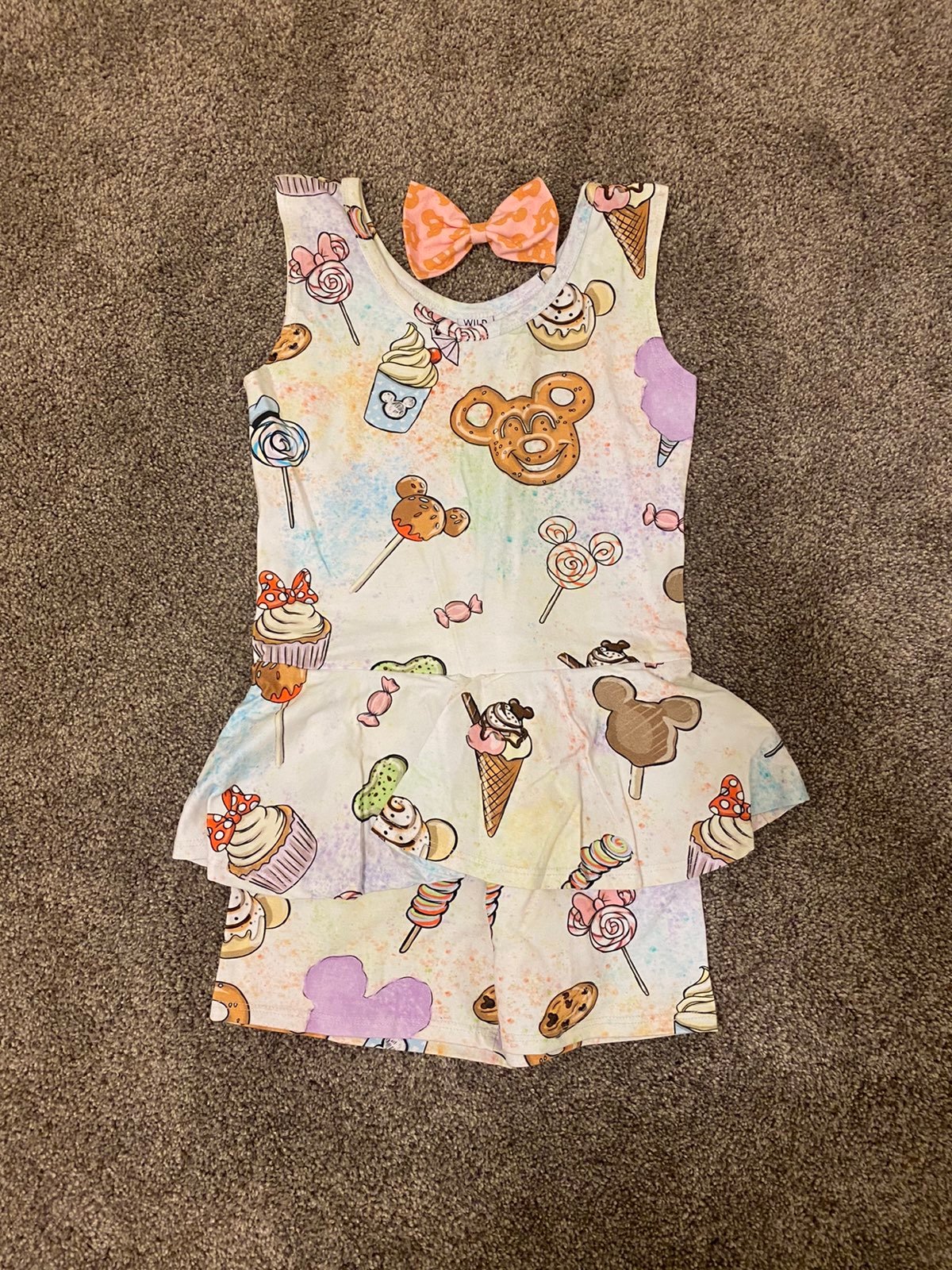 Wild rich kids snack romper 9/10