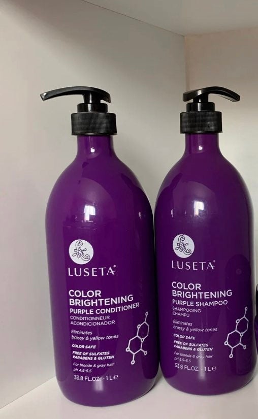Luseta Color Brightening purple Shampoo & Condition