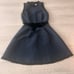 Kate Spade Fit & Flare Sleeveless Party Cocktail Dress Velvet Bow Navy Blue Sz 4