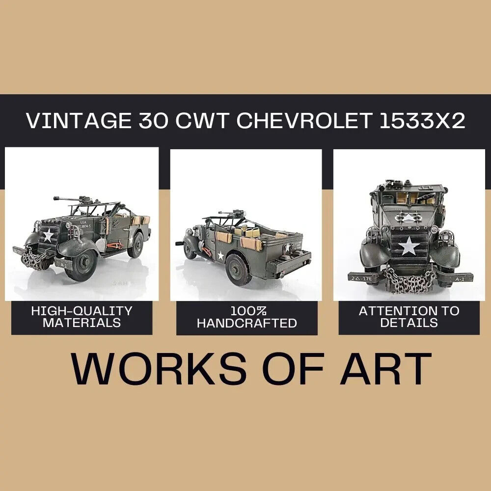 Vintage 30 CWT Chevrolet 1533X2 Handcrafted New 13" Long