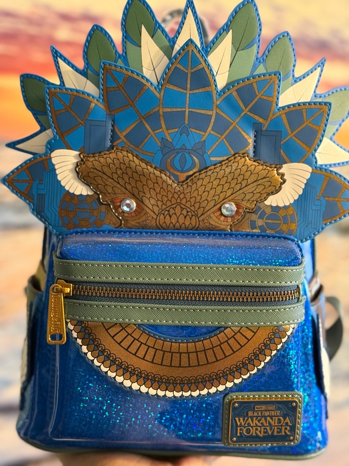 Marvel Disney Black Panther Wakanda Forever King Namor Mini Backpack