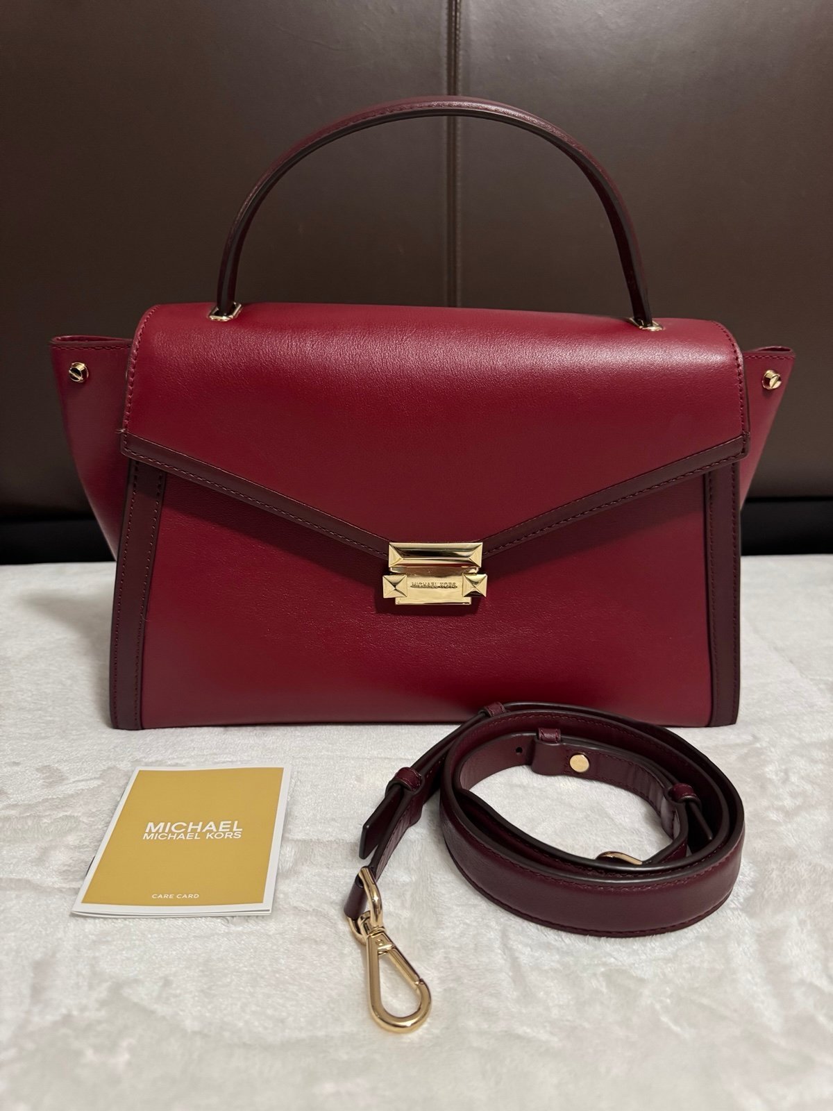 michael kors whitney large leather tote