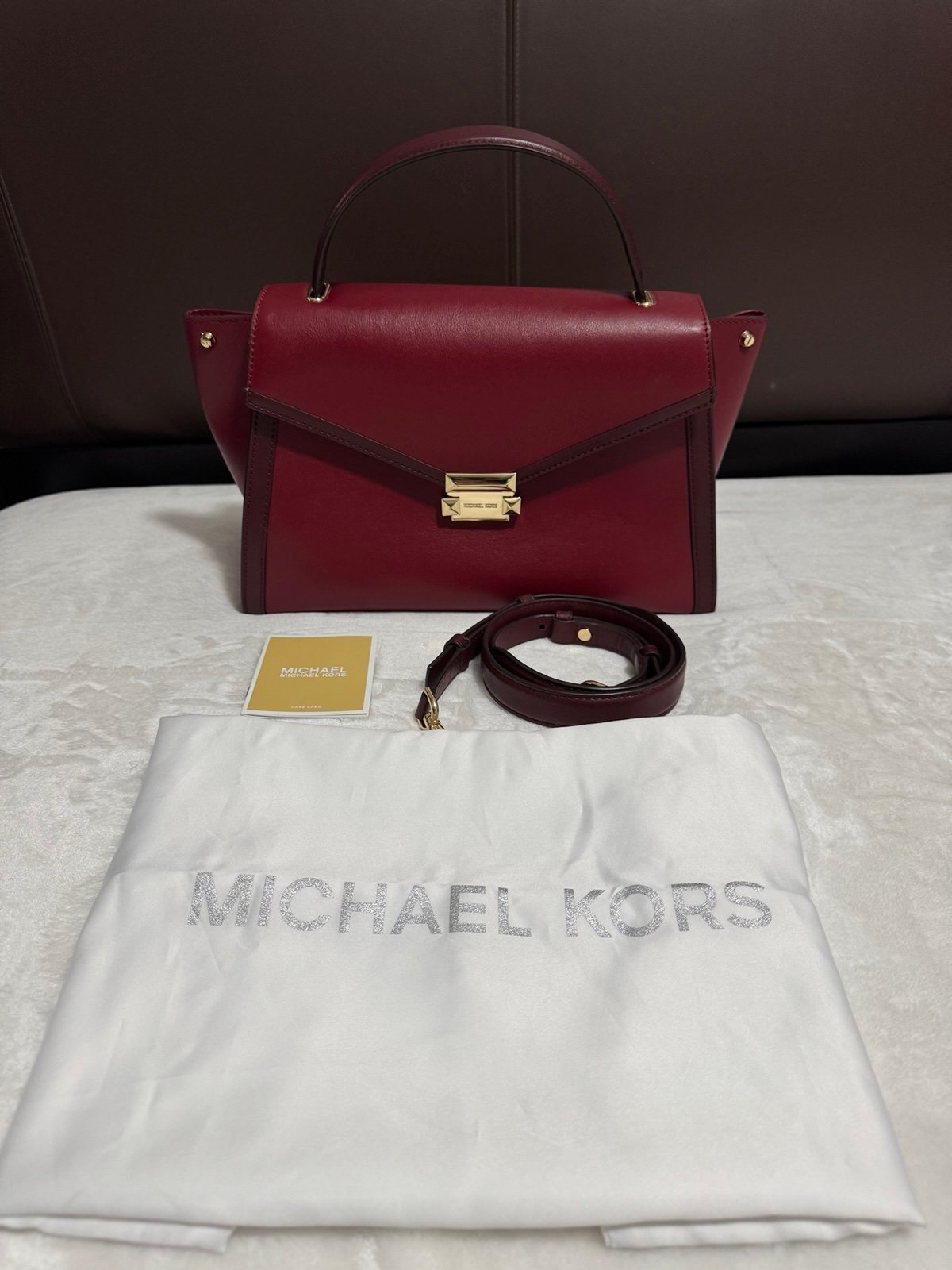 michael kors whitney red
