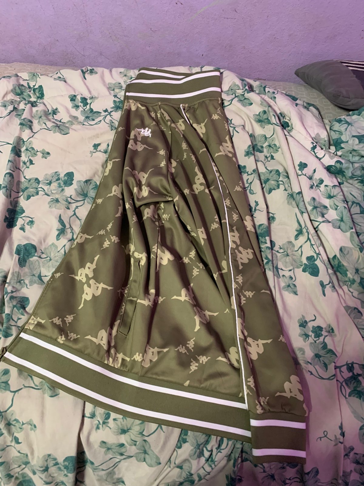 Olive green kappa jacket