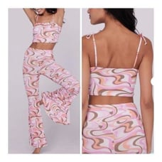 Free people, She's Got Rhythm Printed Onesie retail 148 Size: XS/S New