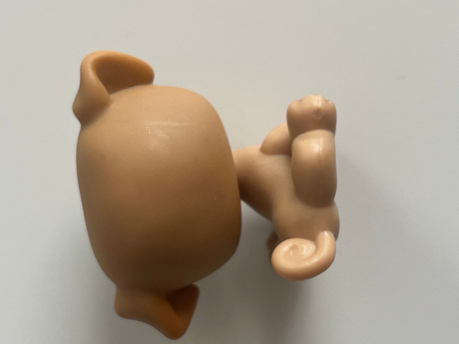 Littlest Pet Shop (LPS) #2 Brown Pug with Green Eyes - detail