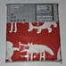 NEW Ikea Barnslig Ulven Red White Twin Size Quilt Cover + Pillowcase Wolf Dog?