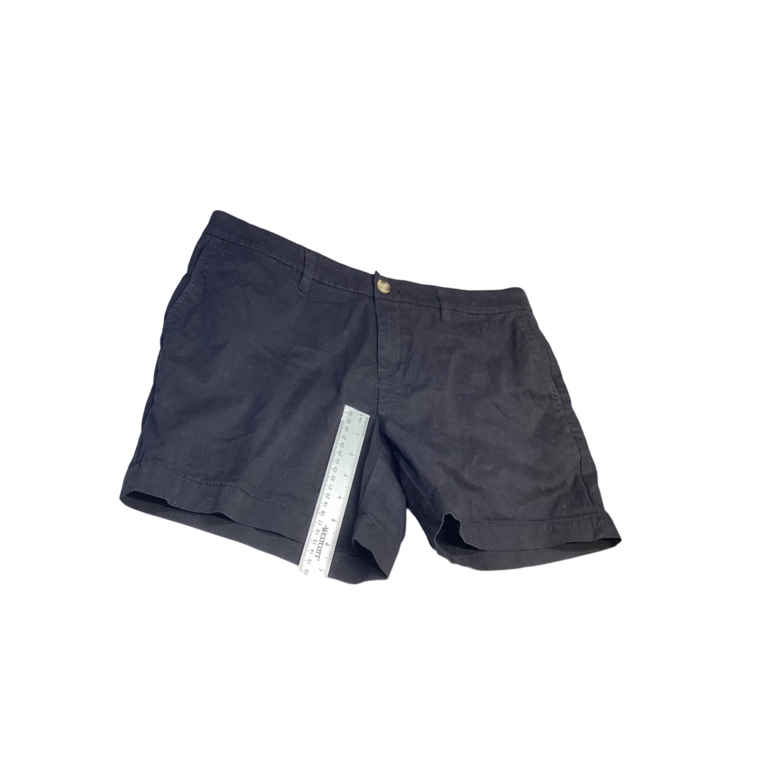 Faded Glory Shorts Women Size 10 Perfect Cuffed Low Rise Preppy Black