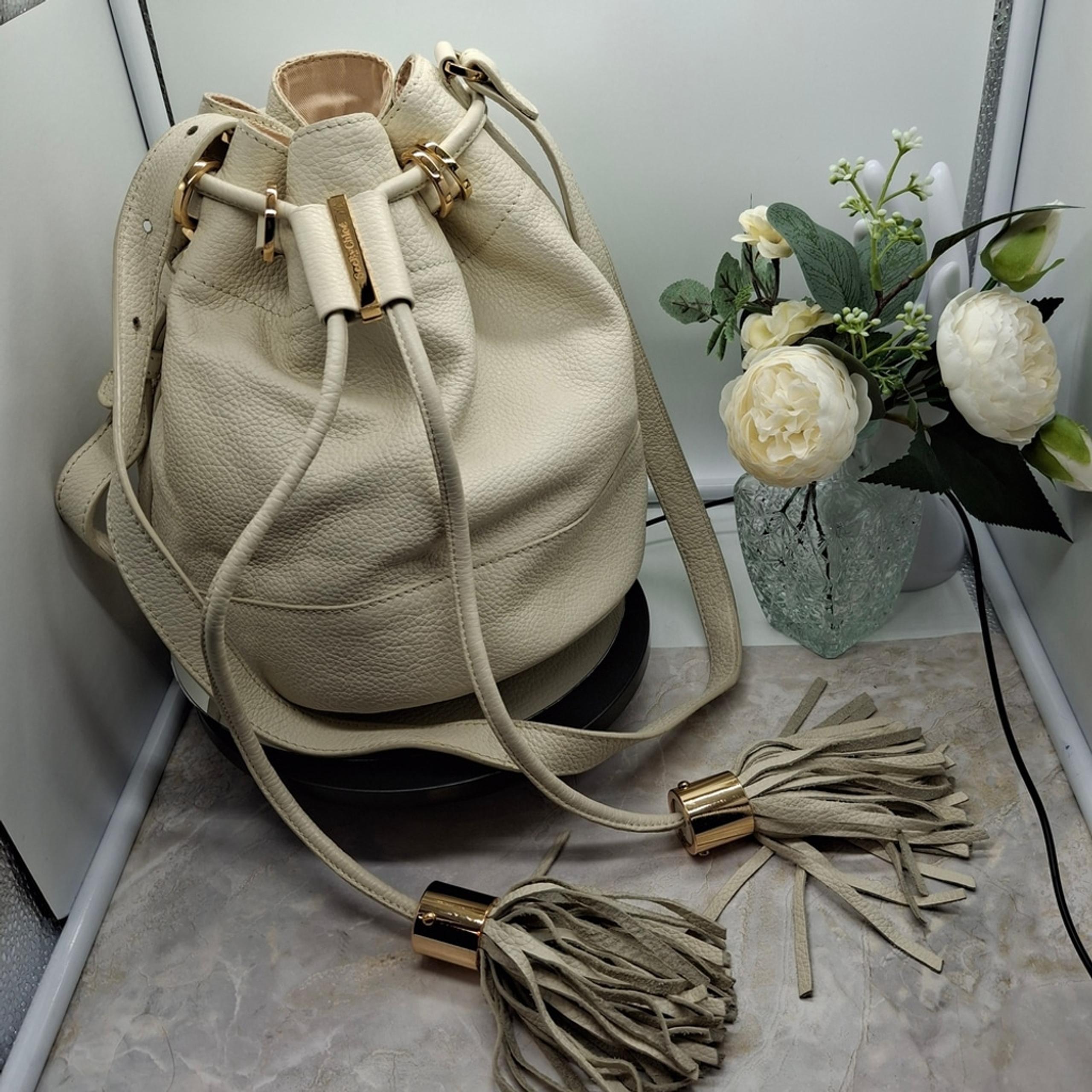 See By Chloe Cream Hobo Bag with Tassels
