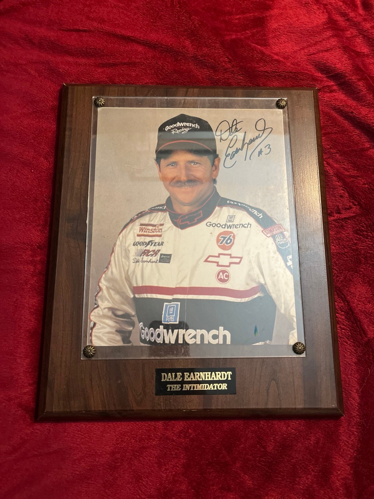Dale Earnhardt vintage plaque