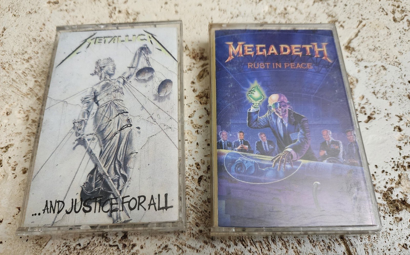 Metallica ... And Justice For All/ Megadeth Rust in Peace Cassette lot