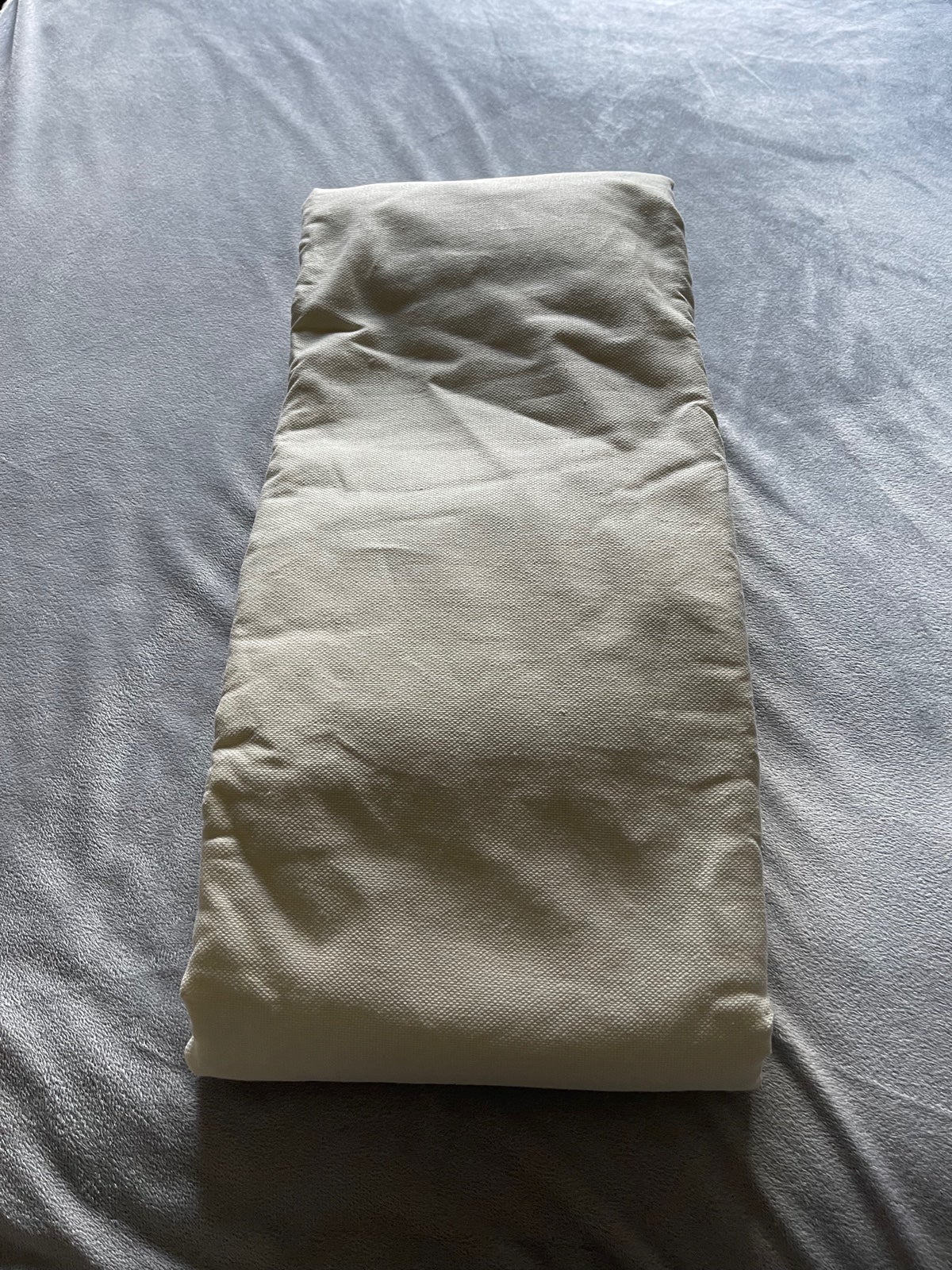 Pottery Barn ivory or cream colored cotton linen blend blackout window panel