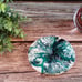 Acrylic Paint Coasters have high gloss resin, 4 piece green, white, and black