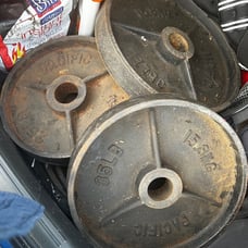 45 Olympic hole plate