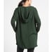 NWT Athleta Puruna Wrap Oversized Drapey Sweatshirt Dark Forest Green Size XS